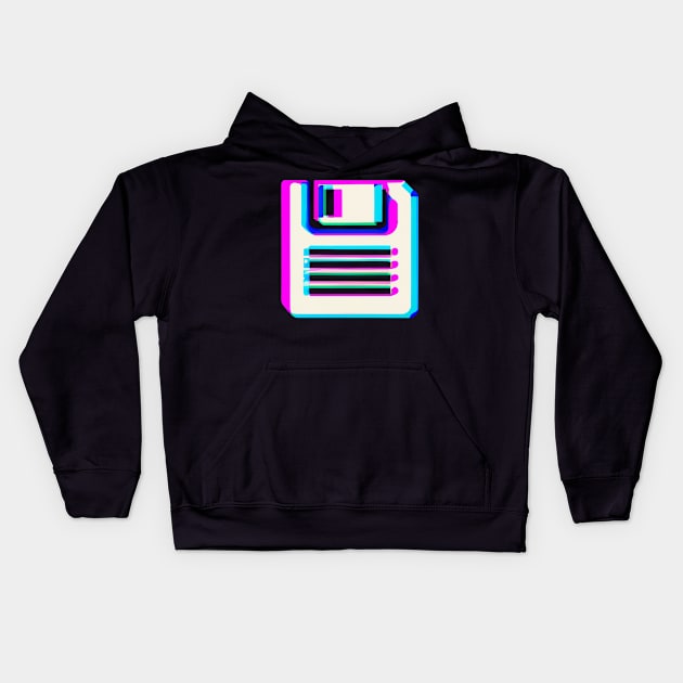 Corrupted Cache Kids Hoodie by GlitchVibe